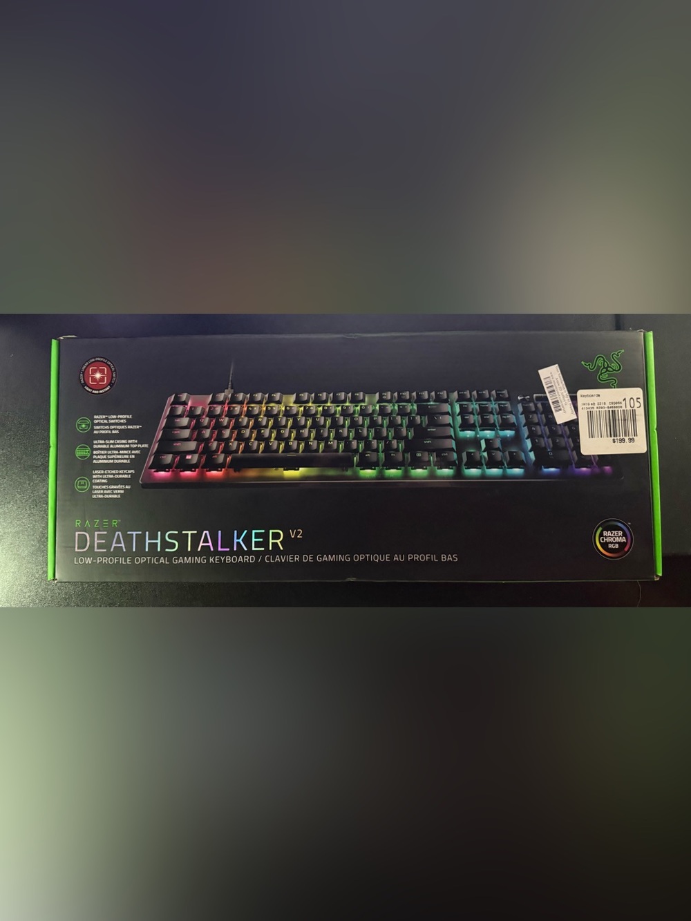 Razer DeathStalker V2 RGB Gaming Keyboard